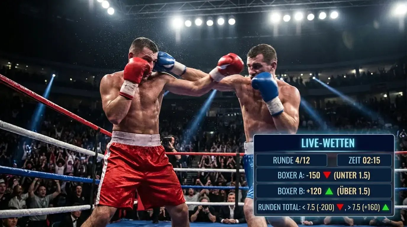 Boxen Live Wetten: Strategie und In-Fight-Märkte beim Boxkampf in Echtzeit verfolgen und wetten