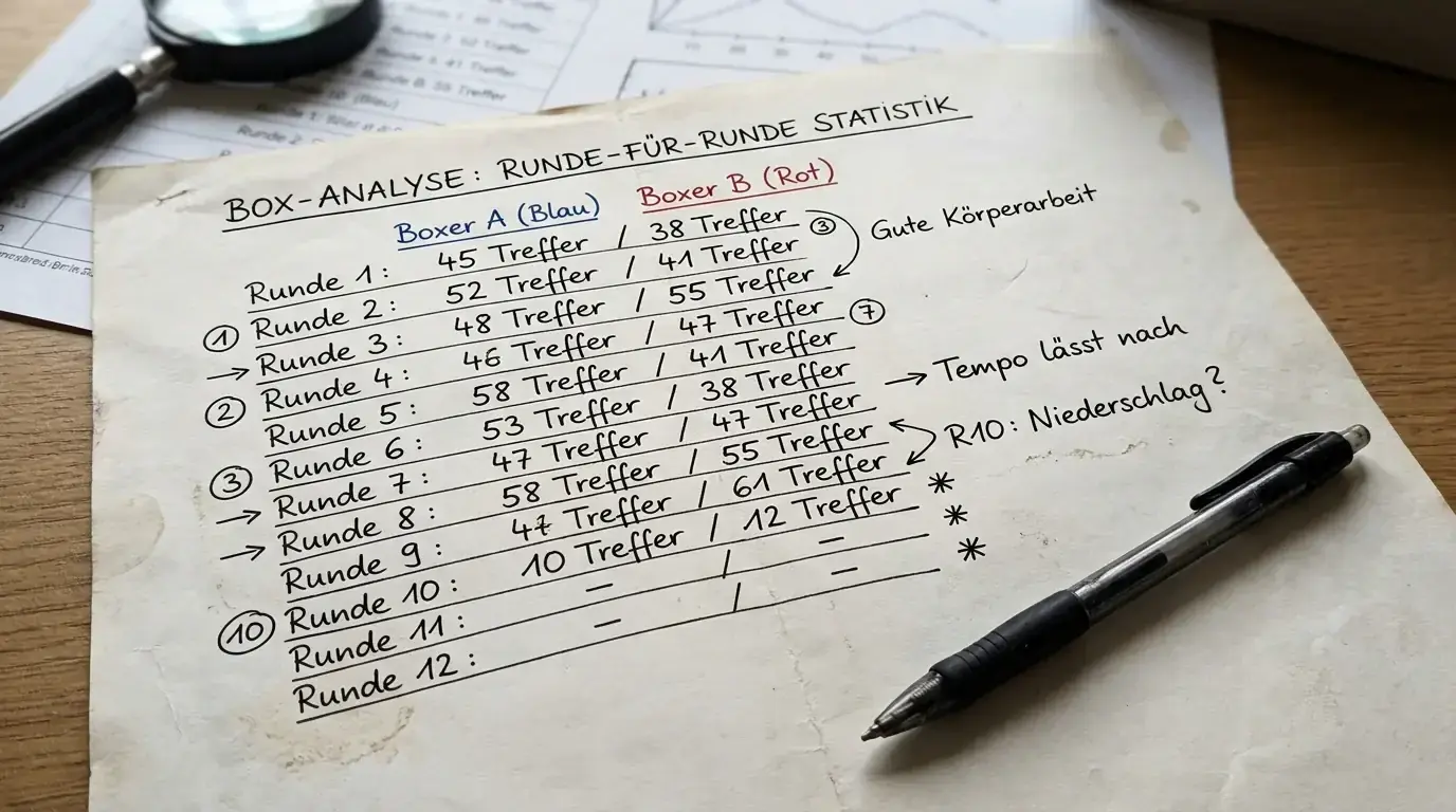 Live-Statistik-Analyse beim Boxen: Runde-für-Runde-Auswertung für bessere In-Fight-Wettentscheidungen