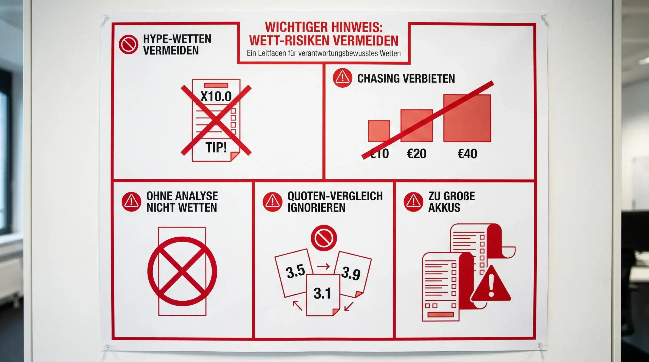 Die 5 häufigsten Fehler beim Boxwetten: Hype-Wetten, Chasing und mangelnder Quotenvergleich vermeiden